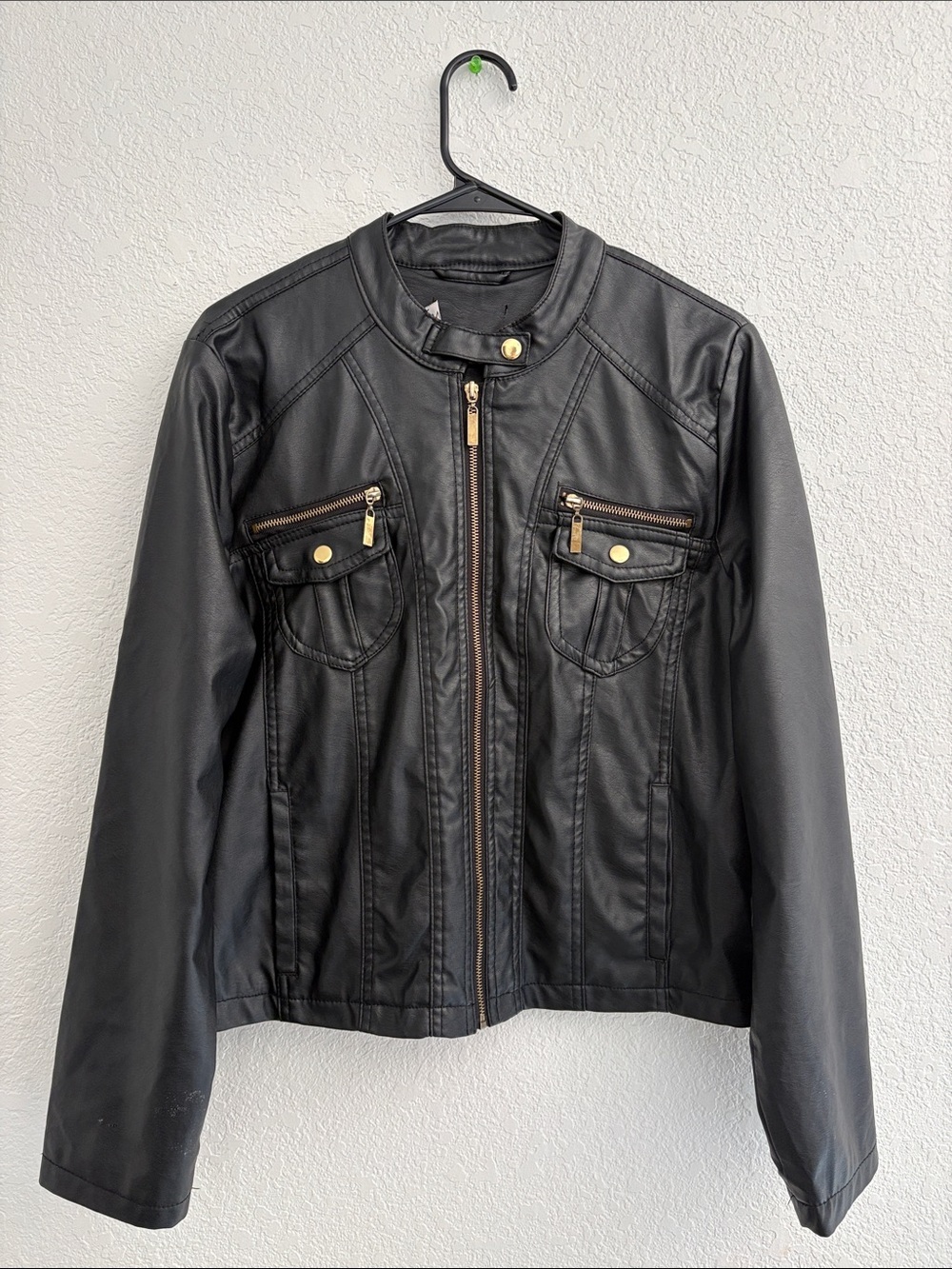 New Look Black Faux Leather Jacket